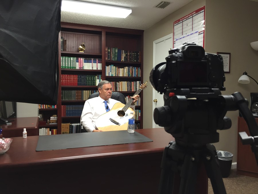 Bro. Edward getting loose.